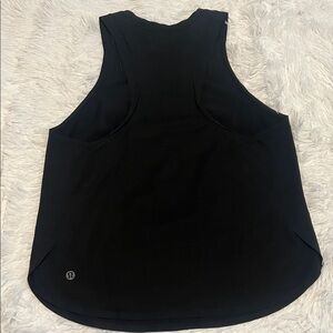 lululemon athletica Sleek Black Tank Top